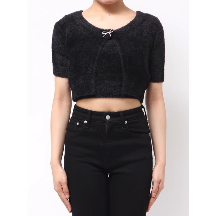 リボンチャームシャギーツインニット | EMODA | 詳細画像23 