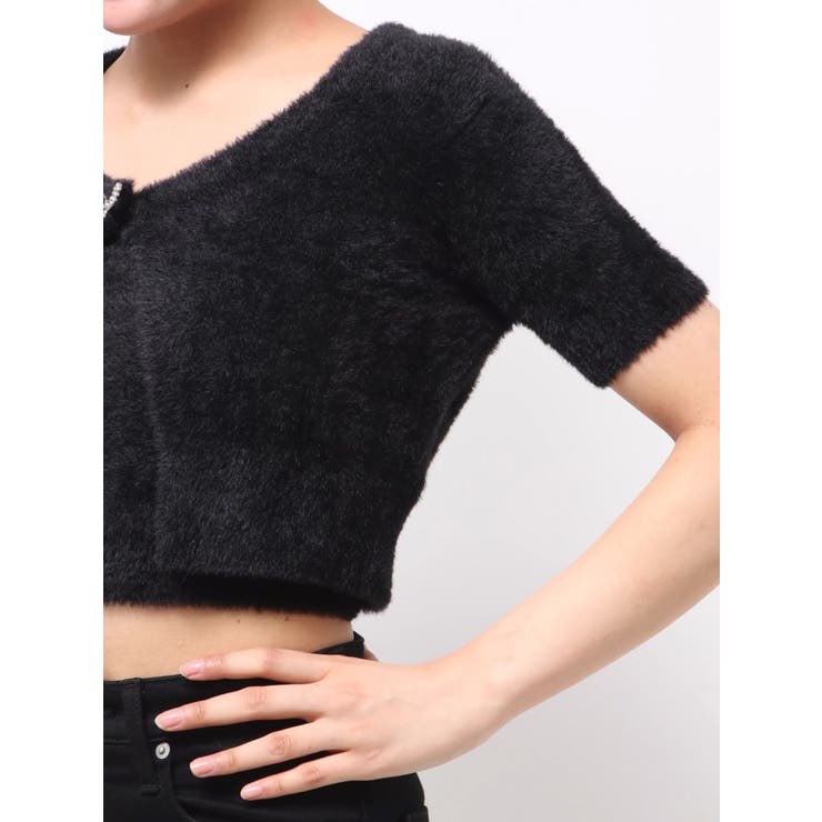 リボンチャームシャギーツインニット | EMODA | 詳細画像27 