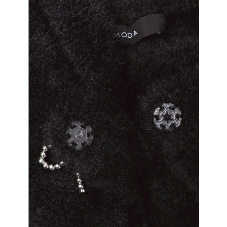 リボンチャームシャギーツインニット | EMODA | 詳細画像30 