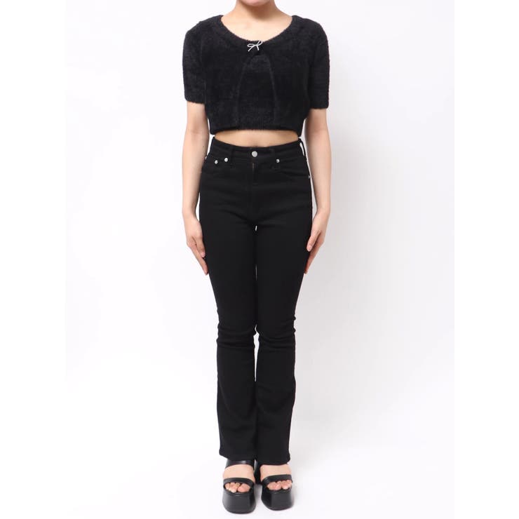 リボンチャームシャギーツインニット | EMODA | 詳細画像33 