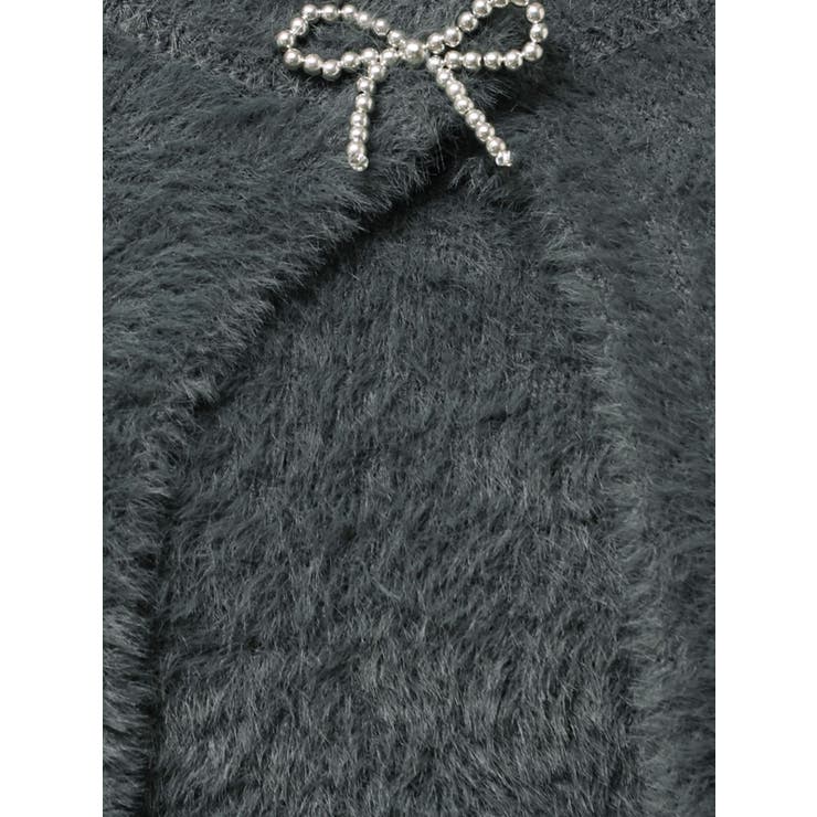 リボンチャームシャギーツインニット | EMODA | 詳細画像35 