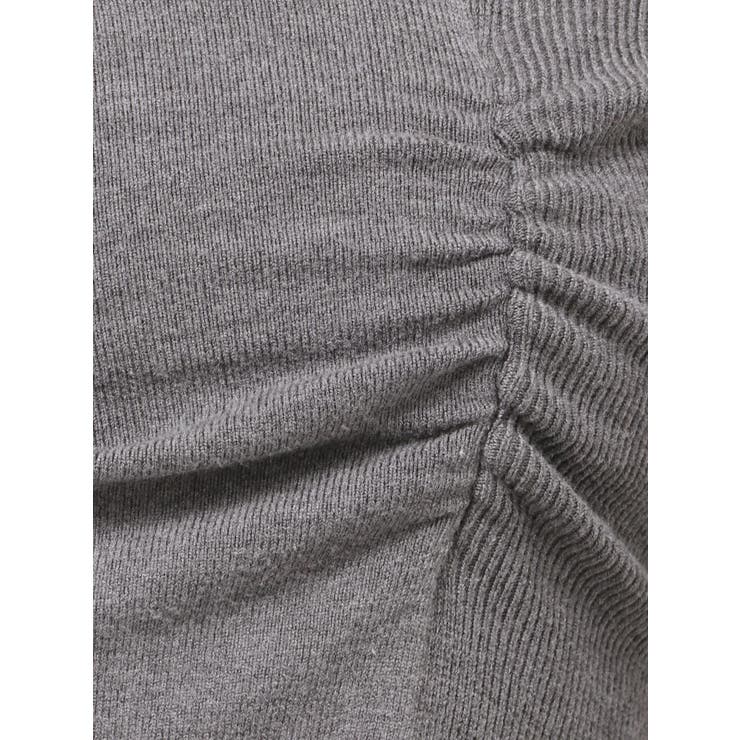 CHOKER GATHER LONG SLEEVE KNIT | EMODA | 詳細画像11 