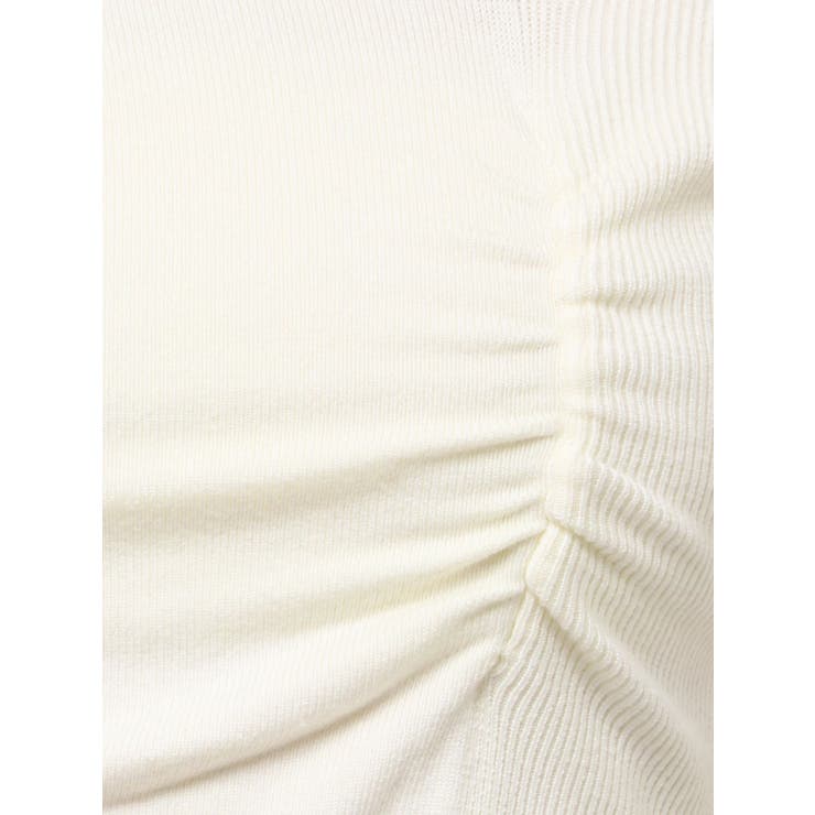 CHOKER GATHER LONG SLEEVE KNIT | EMODA | 詳細画像14 