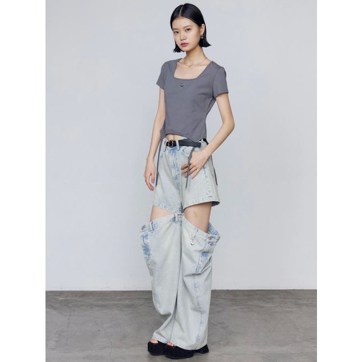 スクエアネックギャザートップ | EMODA | 詳細画像11 