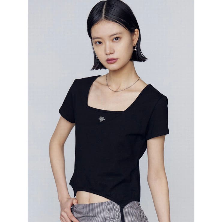 スクエアネックギャザートップ | EMODA | 詳細画像13 