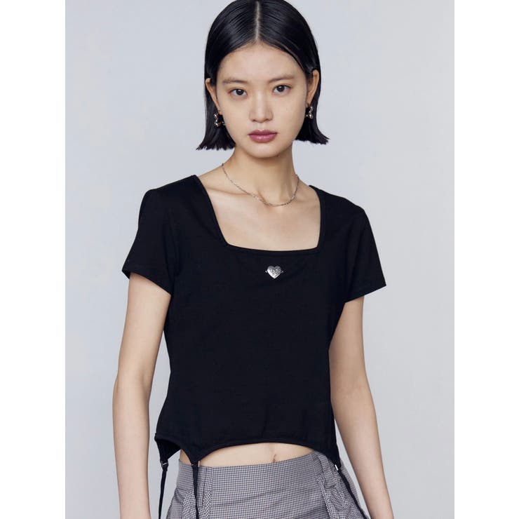 スクエアネックギャザートップ | EMODA | 詳細画像14 