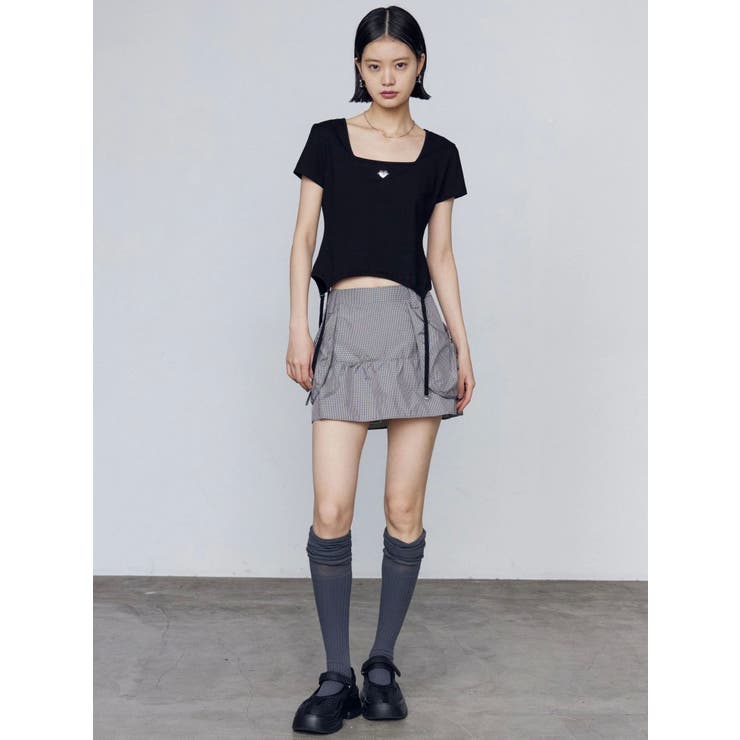 スクエアネックギャザートップ | EMODA | 詳細画像15 