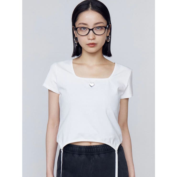 スクエアネックギャザートップ | EMODA | 詳細画像17 