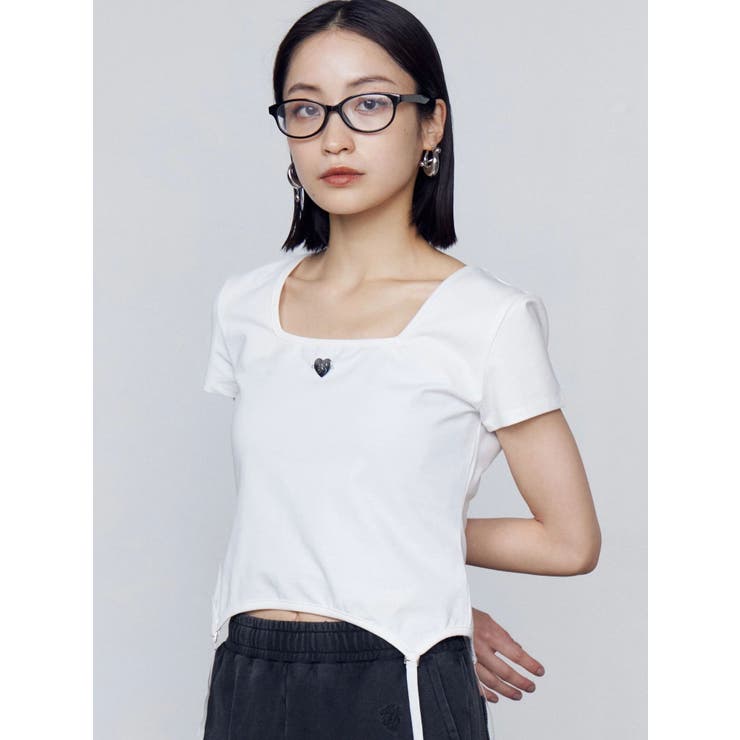 スクエアネックギャザートップ | EMODA | 詳細画像18 