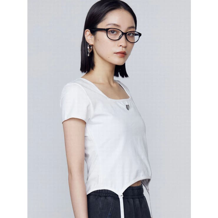 スクエアネックギャザートップ | EMODA | 詳細画像19 