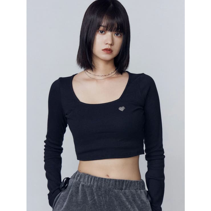クロスクロップフィットトップ | EMODA | 詳細画像21 