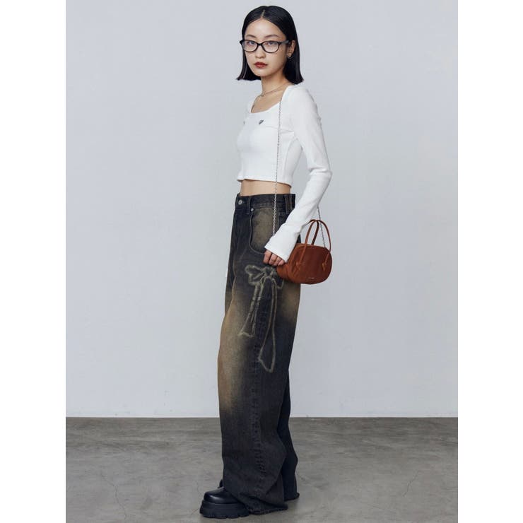 クロスクロップフィットトップ | EMODA | 詳細画像31 