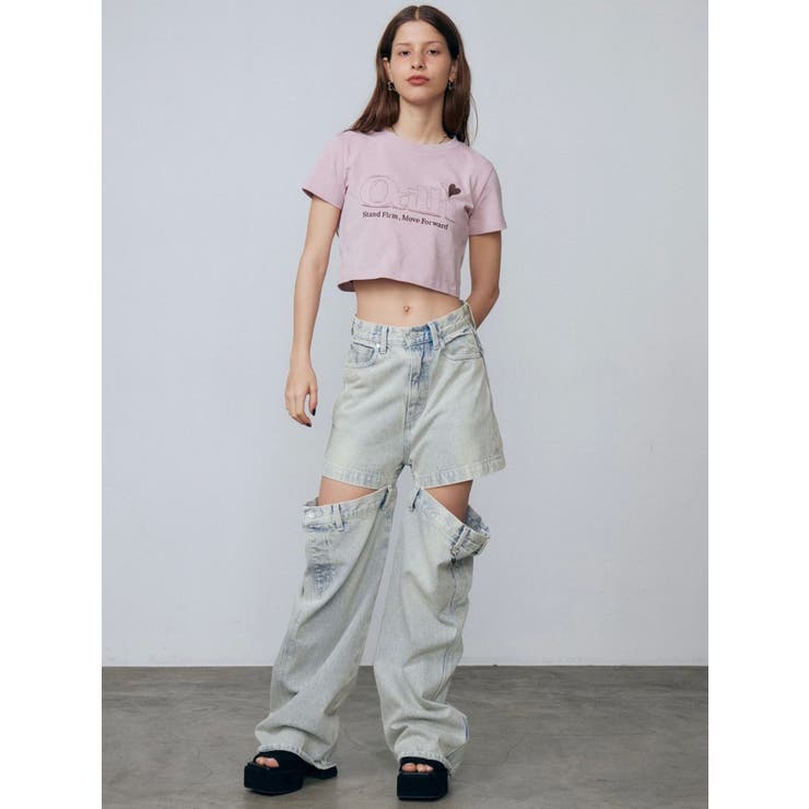 ロゴパッチミニマルTシャツ | EMODA | 詳細画像23 
