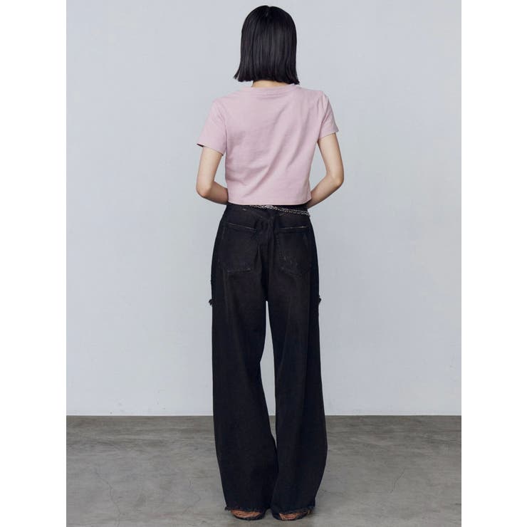 ロゴパッチミニマルTシャツ | EMODA | 詳細画像6 