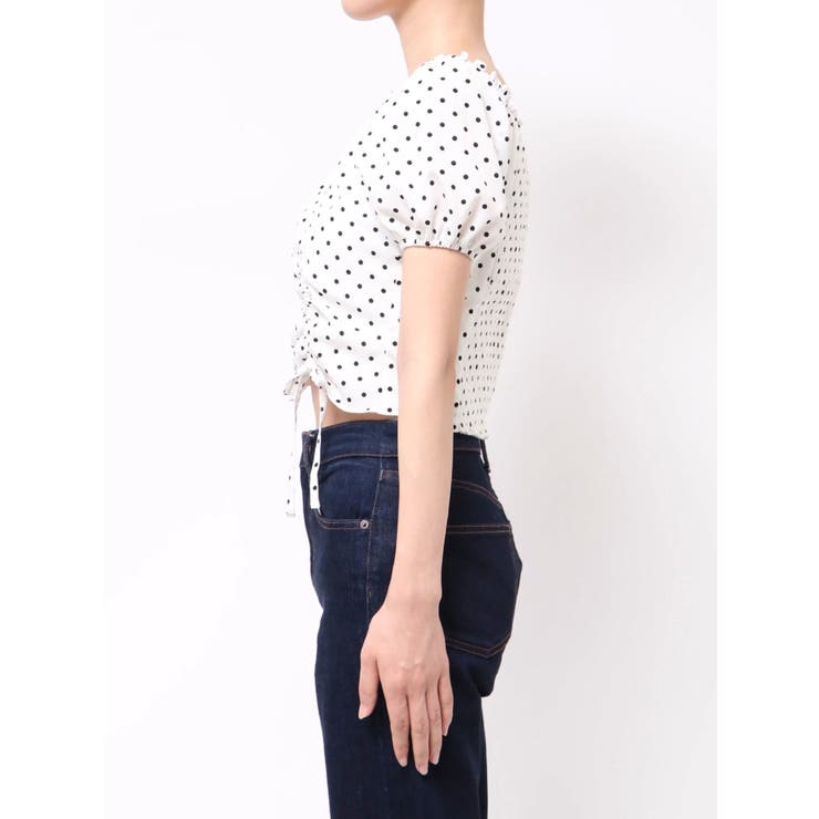 2WAY STRING RIBBON TOP | EMODA | 詳細画像4 