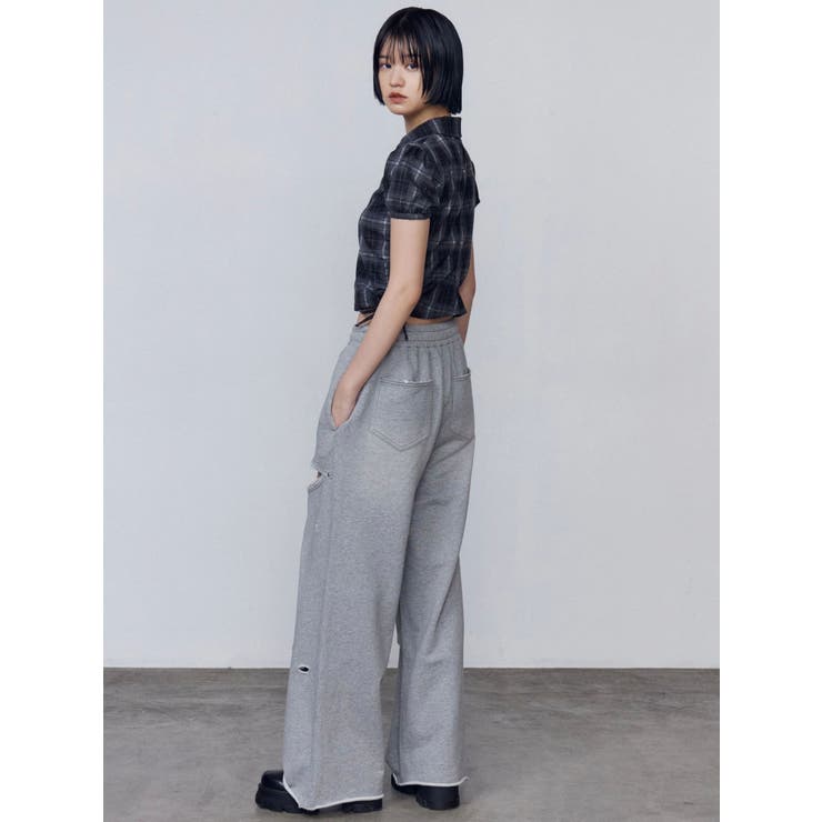 ストリングリボンジップシャツトップ | EMODA | 詳細画像21 