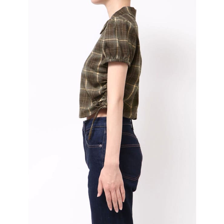 ストリングリボンジップシャツトップ | EMODA | 詳細画像23 