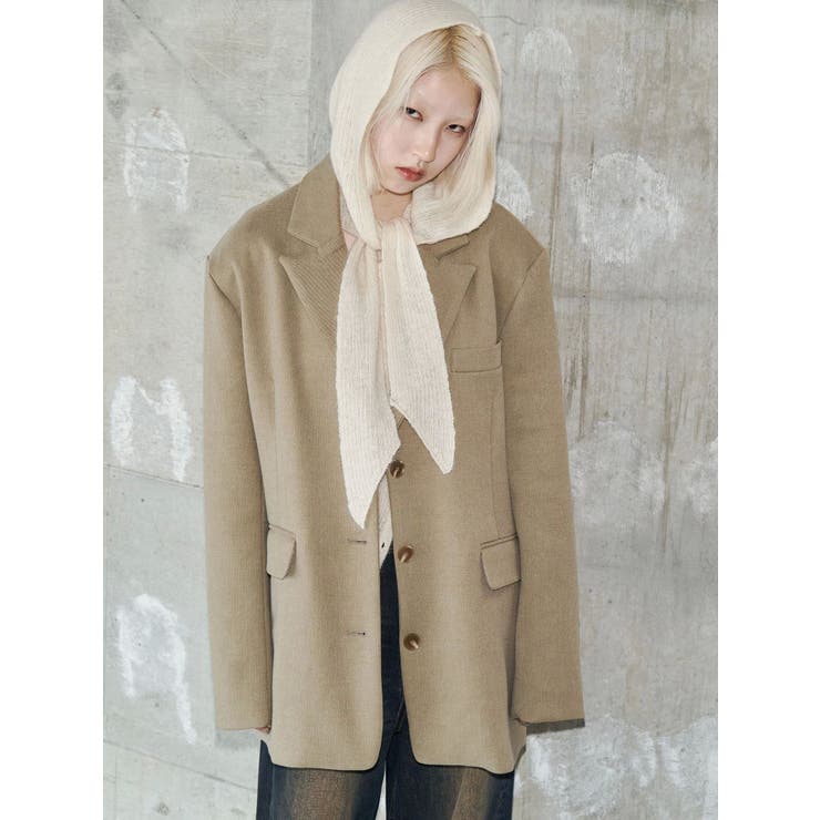 ベージュ | 【VEQUM】BOX WIDE JACKET | EMODA