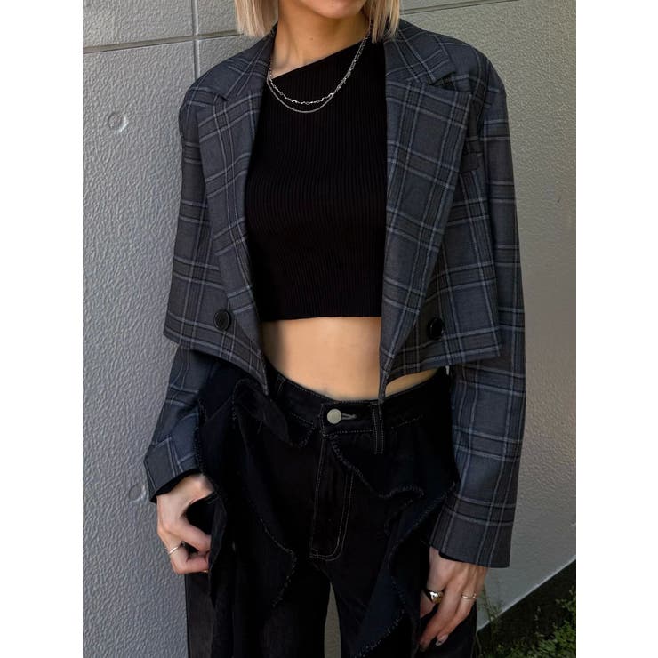 テーラードショートジャケット | EMODA | 詳細画像18 