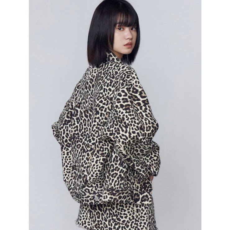 オーバーポケットレオパードブルゾン | EMODA | 詳細画像12 