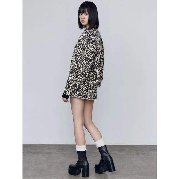 オーバーポケットレオパードブルゾン | EMODA | 詳細画像15 