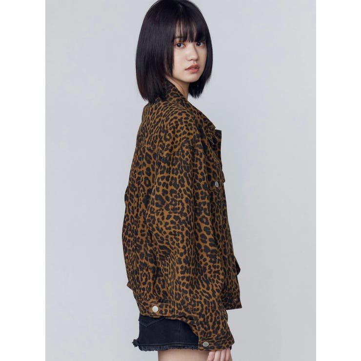 オーバーポケットレオパードブルゾン | EMODA | 詳細画像17 
