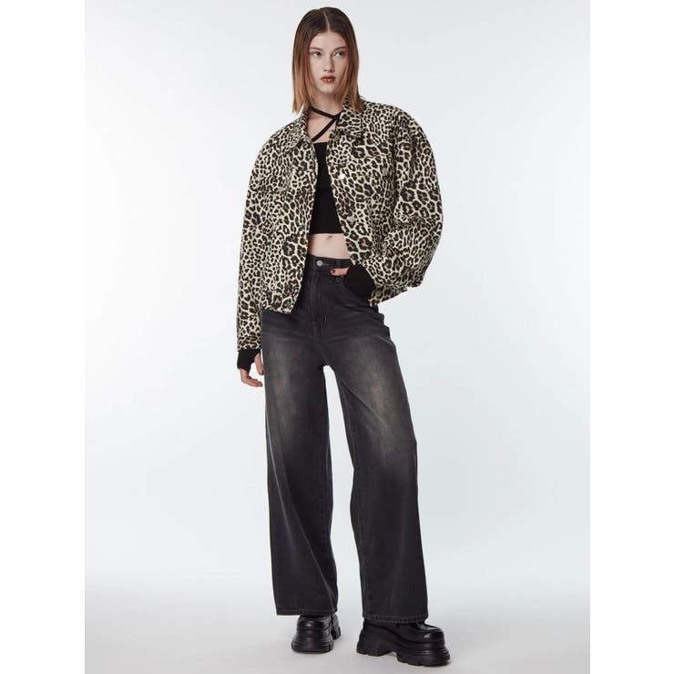 オーバーポケットレオパードブルゾン | EMODA | 詳細画像21 