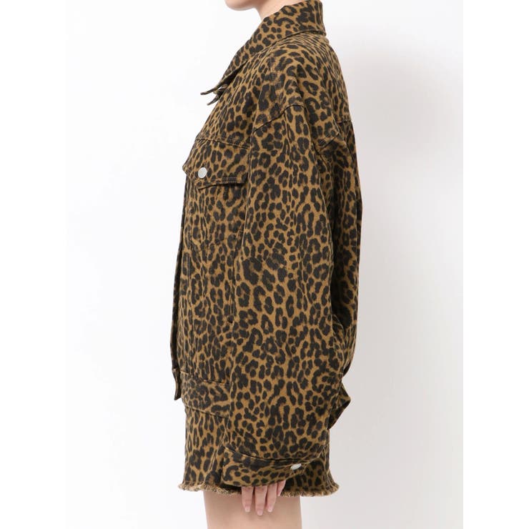 オーバーポケットレオパードブルゾン | EMODA | 詳細画像23 