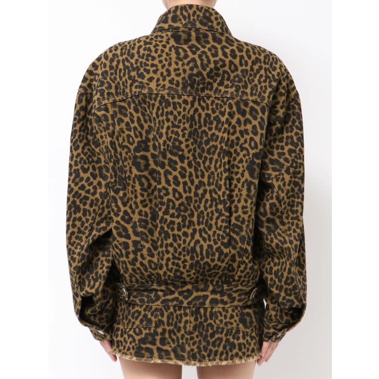 オーバーポケットレオパードブルゾン | EMODA | 詳細画像24 