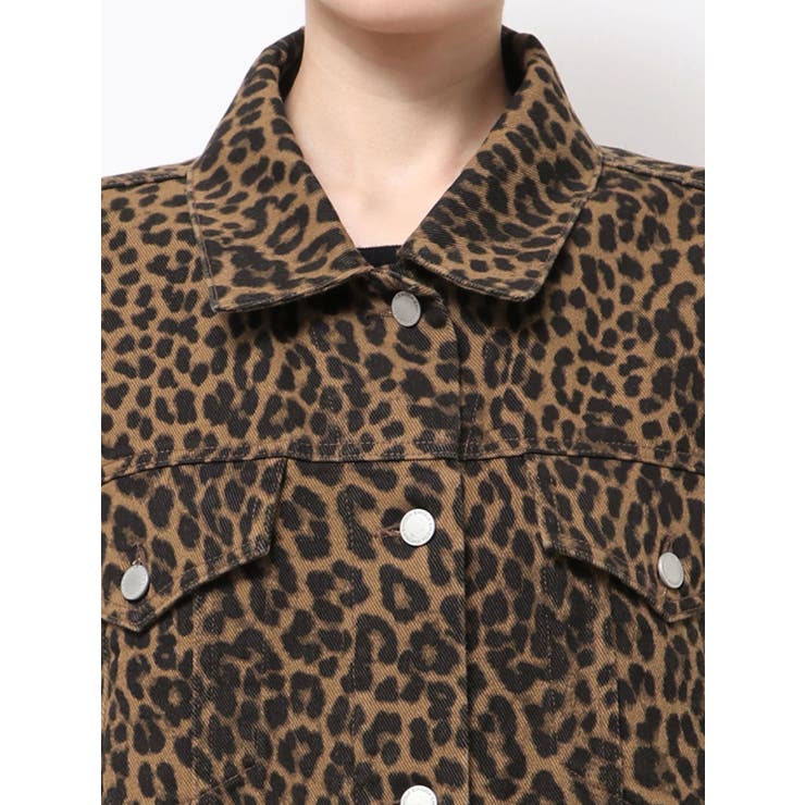 オーバーポケットレオパードブルゾン | EMODA | 詳細画像25 