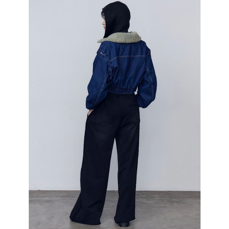 Moussy★デニムブルゾン★SLY.GYDA.EMODA.ENVYM. ELDER】FIX ハイウエストデニム[品番：MKSW0059764]｜EMODA