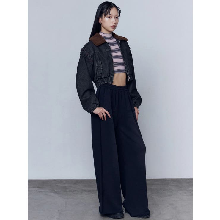 ボアカラーデニムブルゾン | EMODA | 詳細画像41 