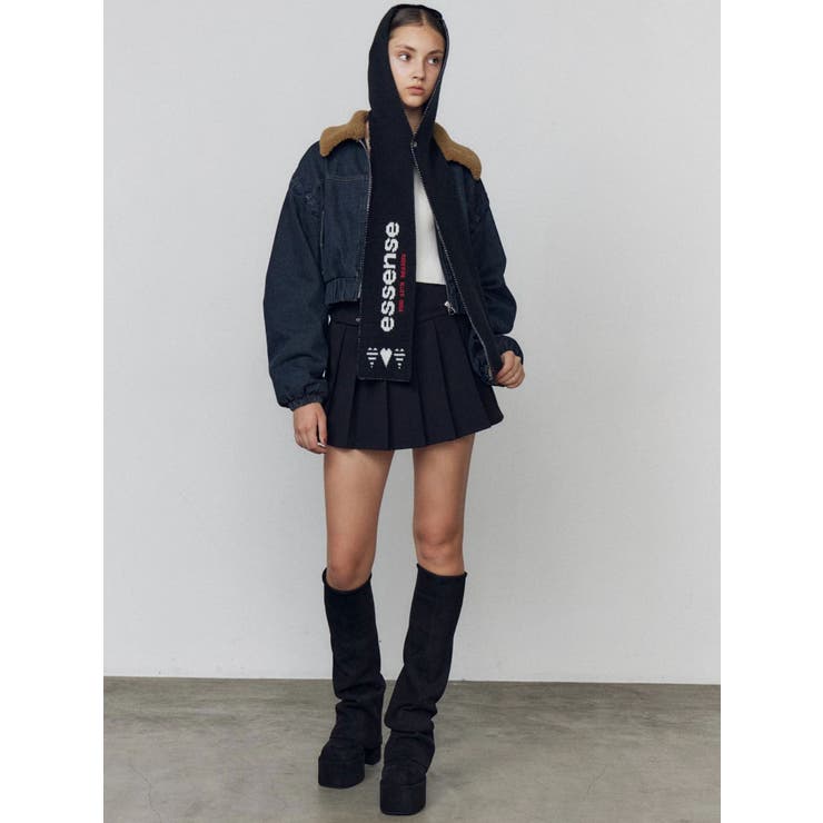 ボアカラーデニムブルゾン | EMODA | 詳細画像45 