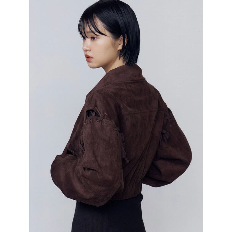 フェイクスエードブルゾン[品番：MKSW0066292]｜EMODA（エモダ