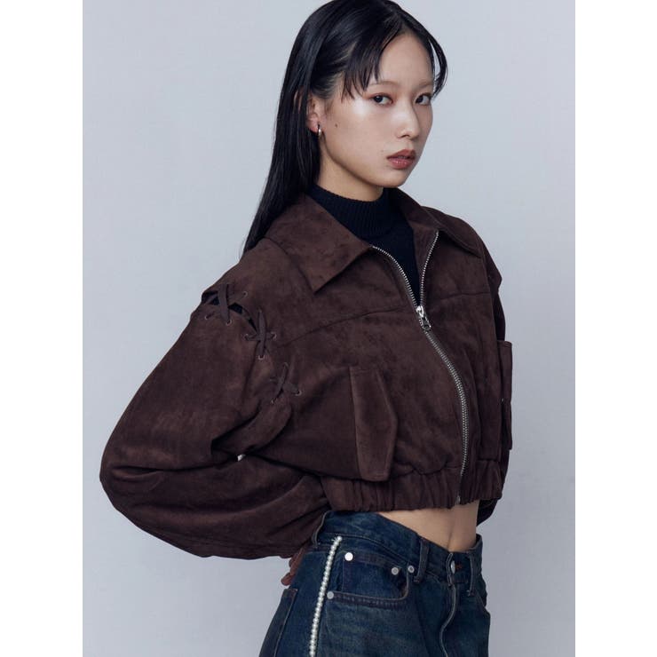 フェイクスエードブルゾン | EMODA | 詳細画像2 