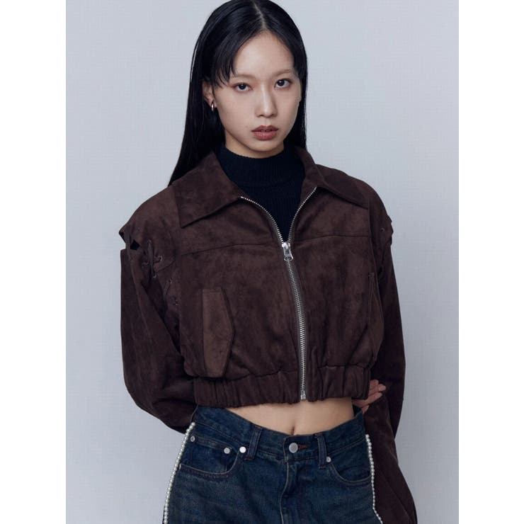 フェイクスエードブルゾン | EMODA | 詳細画像3 