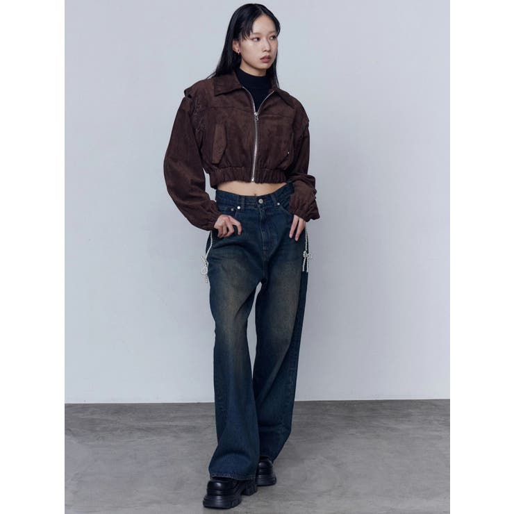 フェイクスエードブルゾン[品番：MKSW0066292]｜EMODA（エモダ）の