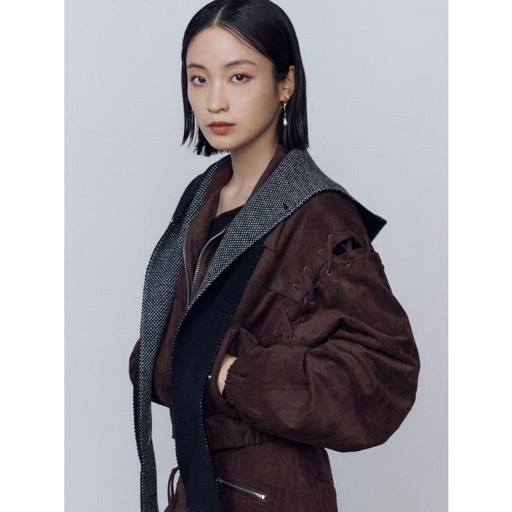 フェイクスエードブルゾン[品番：MKSW0066292]｜EMODA（エモダ）の