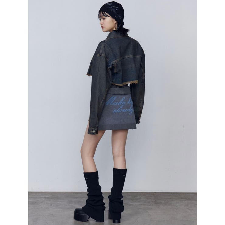 ショートデニムブルゾン | EMODA | 詳細画像20 