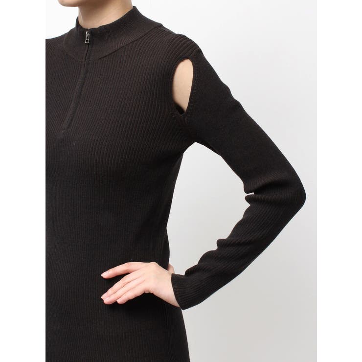 オープンリブジップニットワンピース | EMODA | 詳細画像45 