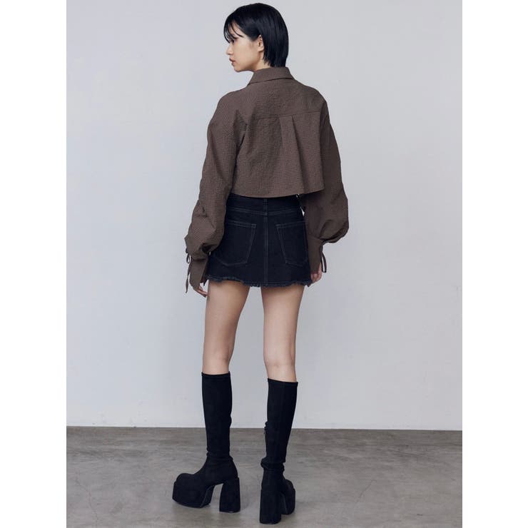 ストリングリボンショートシャツ | EMODA | 詳細画像10 