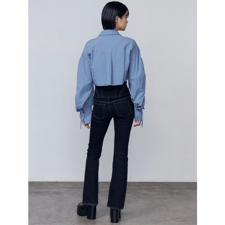 ストリングリボンショートシャツ | EMODA | 詳細画像28 