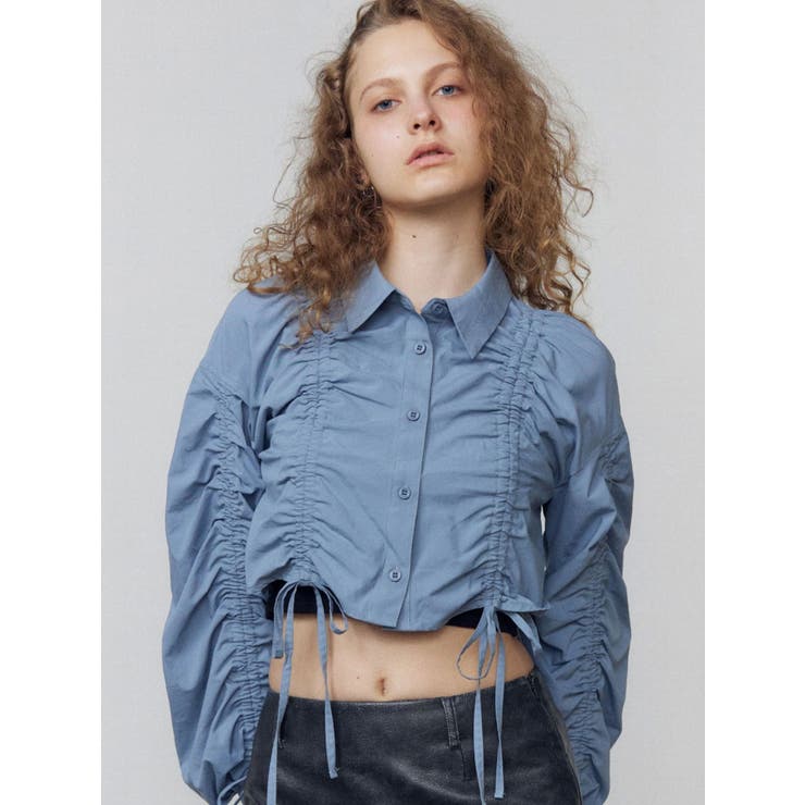 ストリングリボンショートシャツ | EMODA | 詳細画像29 