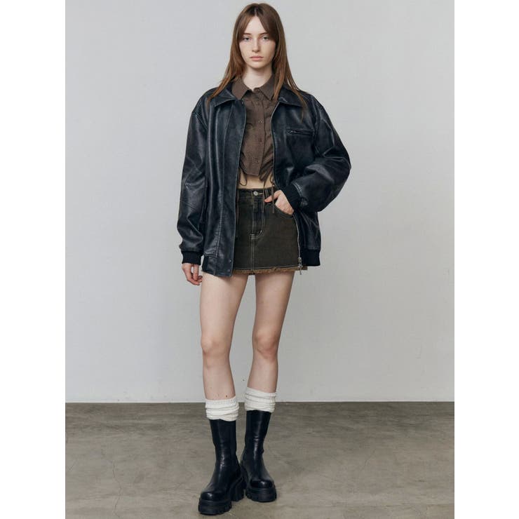 ストリングリボンショートシャツ | EMODA | 詳細画像38 