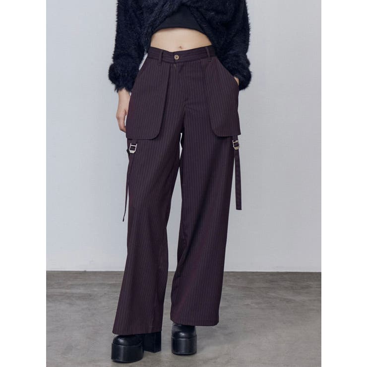 クロスベルトワイドパンツ | EMODA | 詳細画像5 