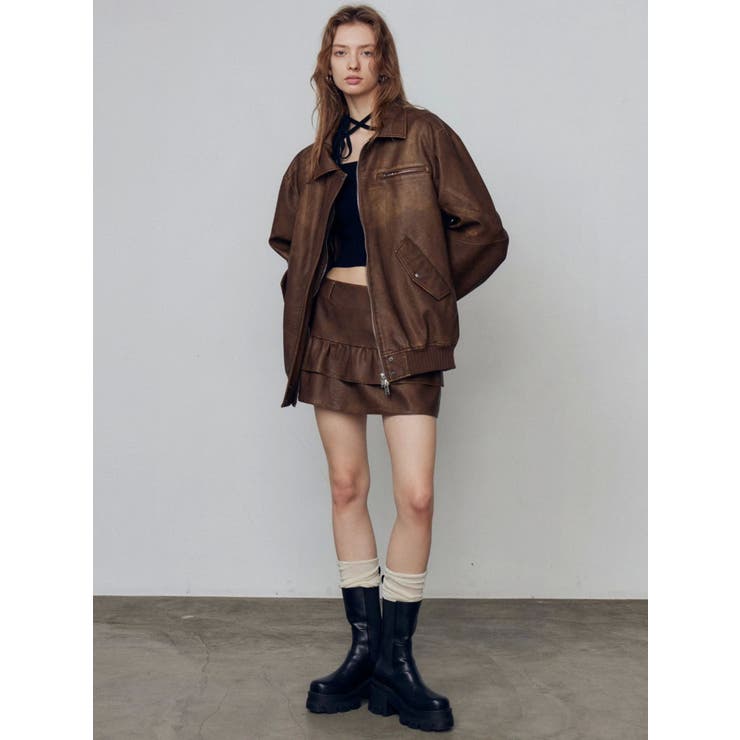 ティアードフリルミニスカート | EMODA | 詳細画像33 