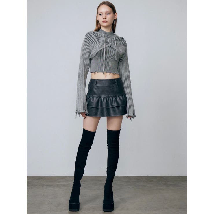 ティアードフリルミニスカート | EMODA | 詳細画像42 