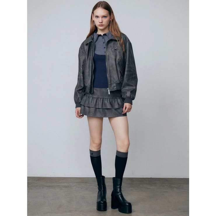 ティアードフリルミニスカート | EMODA | 詳細画像47 