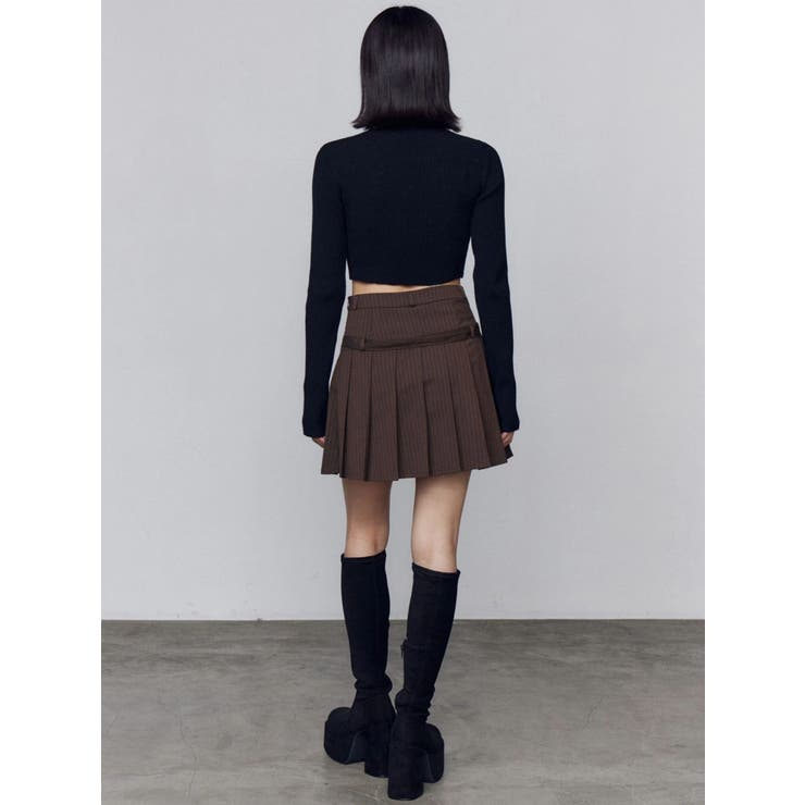 ベルトプリーツスカート | EMODA | 詳細画像15 