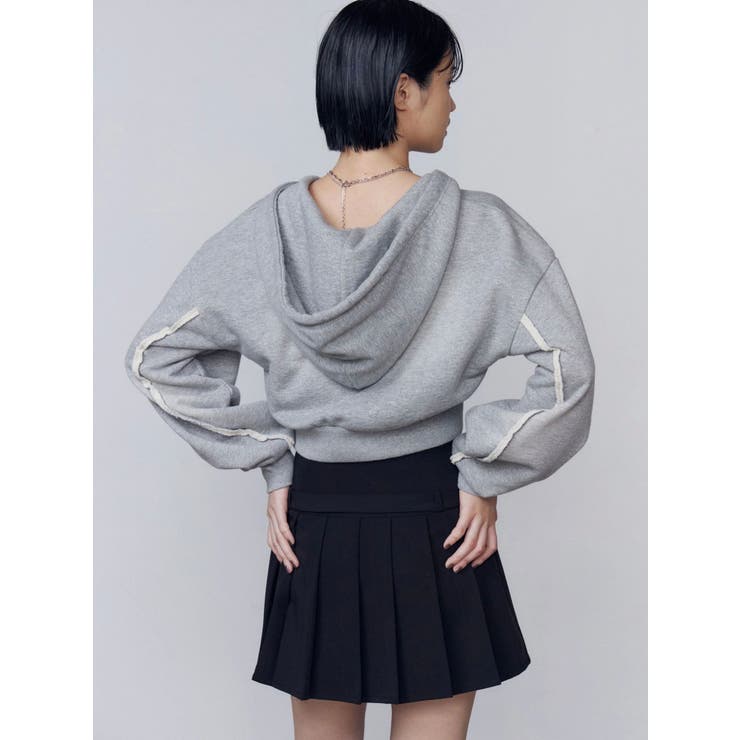 ベルトプリーツスカート | EMODA | 詳細画像4 